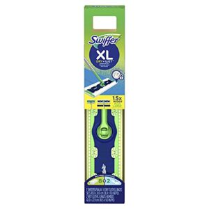 Swiffer Sweeper Dry + Wet XL Sweeping Kit, 1 Sweeper, 8 Dry Cloths, 2 Wet Cloths