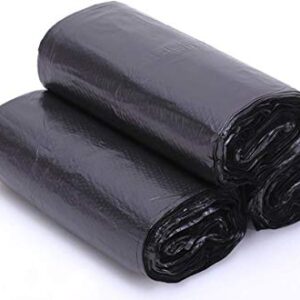 1.2-1.5 Gallon Small Trash Bags, Black Garbage Bag , Wastebasket Trash Bags 120 Counts