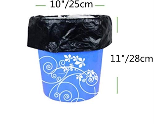 1.2-1.5 Gallon Small Trash Bags, Black Garbage Bag , Wastebasket Trash Bags 120 Counts