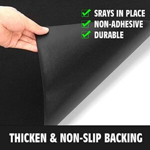 AiBOB Under the Sink Mat, 24 X 30 in, Durable Premium Mats Protect Kitchen and Bathroom Cabinets, Waterproof Absorbent Shelf Liner, Black