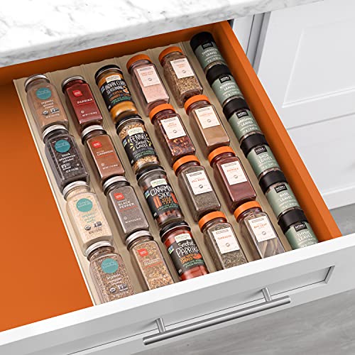 YouCopia SpiceLiner Spice Drawer Liner, 10ft Roll, Sandstone