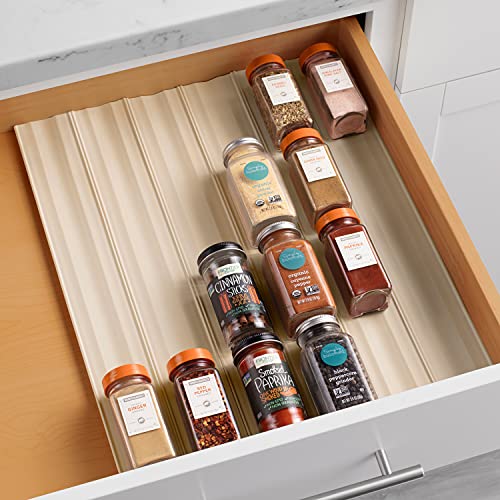 YouCopia SpiceLiner Spice Drawer Liner, 10ft Roll, Sandstone