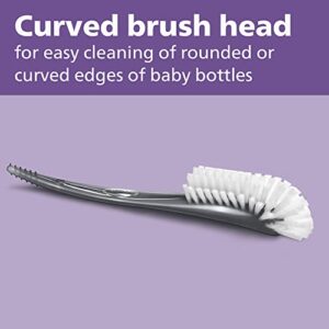 Philips AVENT Baby Bottle and Nipple Brush, Grey, SCF145/18