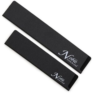 noble home & chef 2-piece universal knife guards (8.5” and 10.5″) are felt lined, more durable, non-bpa, gentle on blades, and long-lasting knives covers are non-toxic and abrasion resistant!