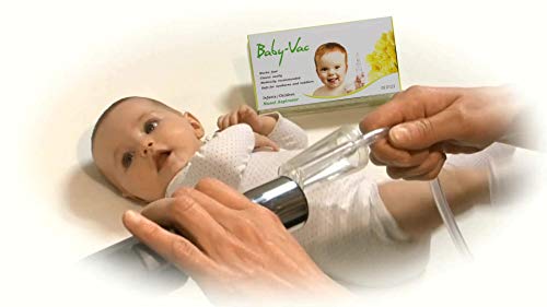 BABY-VAC Baby Nasal Aspirator Safe Hygienic Quick Best Results for Newborns and Toddlers