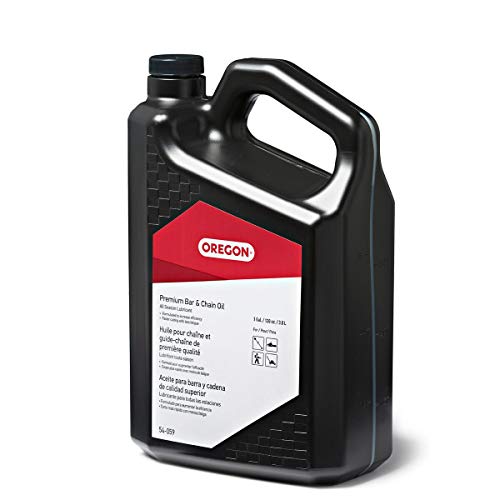 Oregon Bar and Chain Oil for Chainsaws, 1 Gallon Bottle (128 fl.oz / 4500 ml) (54-059)