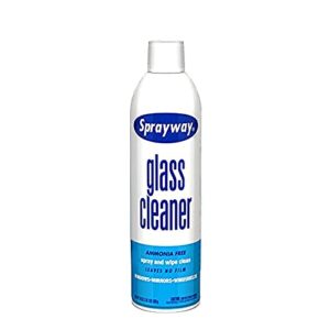 sprayway ammonia-free glass cleaner, foaming action – streakless shine, 1 count (new & old versions are shipped randomly)
