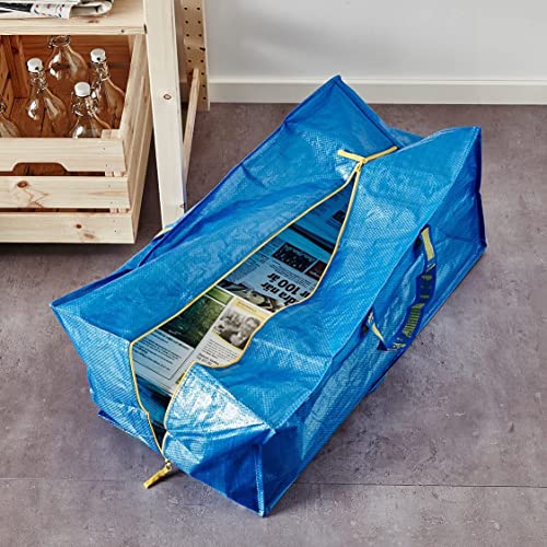 Ikea 901.491.48 Frakta Storage Bag, Blue