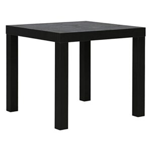 ameriwood home parsons modern end table, black