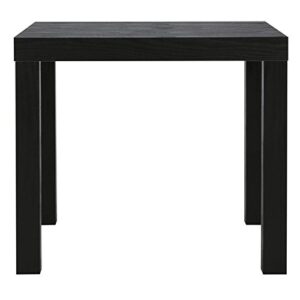 Ameriwood Home Parsons Modern End Table, Black