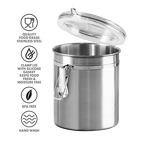 Oggi Corporation Oggi Food Storage Container Set, 4 pc, Stainless Steel