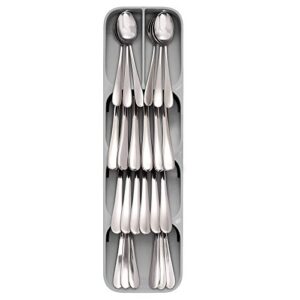 Joseph Joseph DrawerStore Set Kitchen Drawer Organizer Tray for Cutlery and Knives, Gray