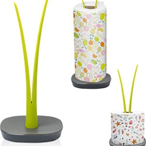Comfify “Sprout” Decorative Paper Towel Holder or Toilet Paper Holder Vertical Countertop Paper Towel Stand or Toilet Roll Stand - Sturdy No-Slip Base - 11.75” x 6”
