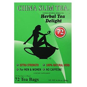 china slim dieter’s tea delight, large 6.34oz/180g, 72-count , pack of 1