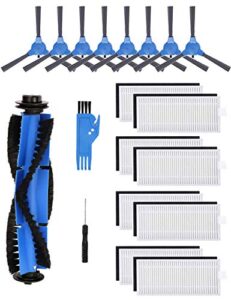 replacement parts compatible with eufy robovac 11s, robovac 30, robovac 30c, robovac 15c,robovac 12, robovac 35c accessory robotic vacuum cleaner filters, side brushes,rolling brushes