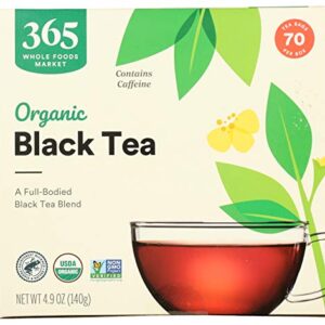 365 by Whole Foods Market, Tea Black Organic, 70 Count