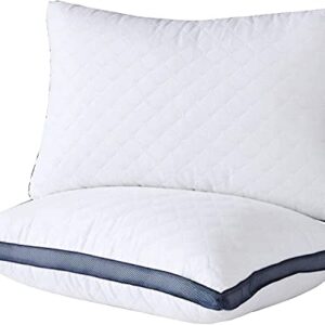 Meoflaw Pillows for Sleeping(2-Pack) , Luxury Hotel Gel Pillow ,Bed Pillows for Side and Back Sleeper (Queen)