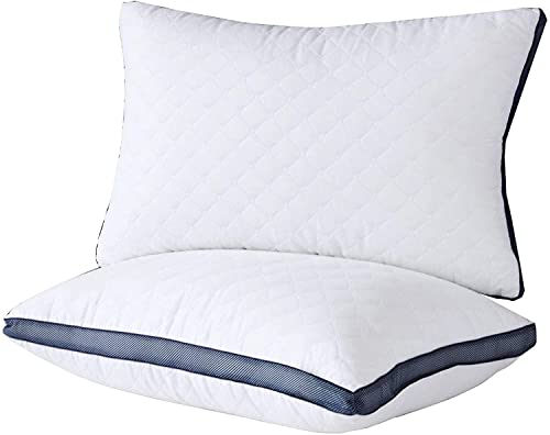 Meoflaw Pillows for Sleeping(2-Pack) , Luxury Hotel Gel Pillow ,Bed Pillows for Side and Back Sleeper (Queen)