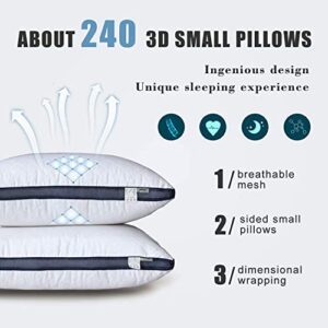 Meoflaw Pillows for Sleeping(2-Pack) , Luxury Hotel Gel Pillow ,Bed Pillows for Side and Back Sleeper (Queen)