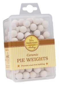 mrs. anderson”™s baking pie crust weights, natural ceramic stoneware