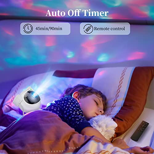 Star Projector Night Lights,Kids Room Decor Aesthetic,Tiktok Astronaut Nebula Galaxy Projector Night Light,Remote Control Timing and 360°Rotation Magnetic Head,Lights for Bedroom,Gaming Room Decor