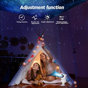 Star Projector Night Lights,Kids Room Decor Aesthetic,Tiktok Astronaut Nebula Galaxy Projector Night Light,Remote Control Timing and 360°Rotation Magnetic Head,Lights for Bedroom,Gaming Room Decor