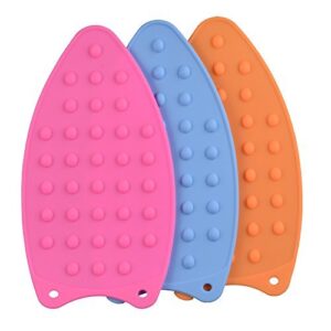 Heat Resistance Silicone Iron Rest Tray Dish Mat Pot Stand Multi Color