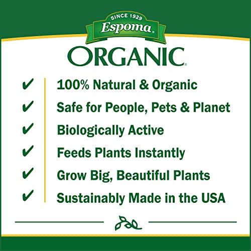 Espoma Organic 8 Ounce Concentrated Indoor! Plant Food - Indoor Plant Fertilizer for Large & Small Plants Like Pothos, Fiddle Leaf Fig, Monstera, Snake & Palms