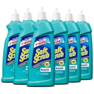 soft scrub gel with bleach cleaner, 28.6 ounces (pack of 6)