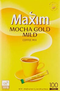 maxim mocha gold mild coffee mix – 100pks