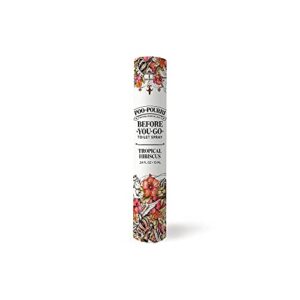 poo-pourri before-you-go toilet spray, tropical hibiscus 10 ml, (pack of 1)