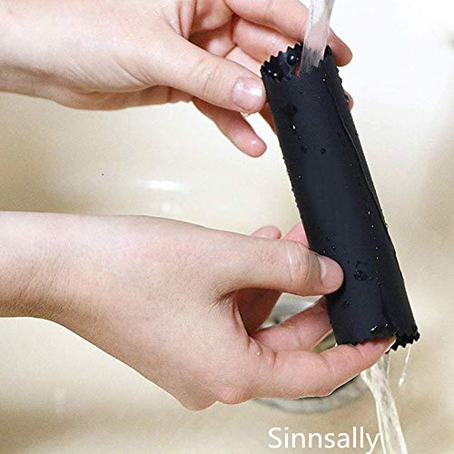 Sinnsally Garlic Peeler Skin Remover Roller Keeper,Easy Quick to Peeled Garlic Cloves with Best Silicone Tube Roller Garlic Peeling Kitchen Tool(3 Colors)