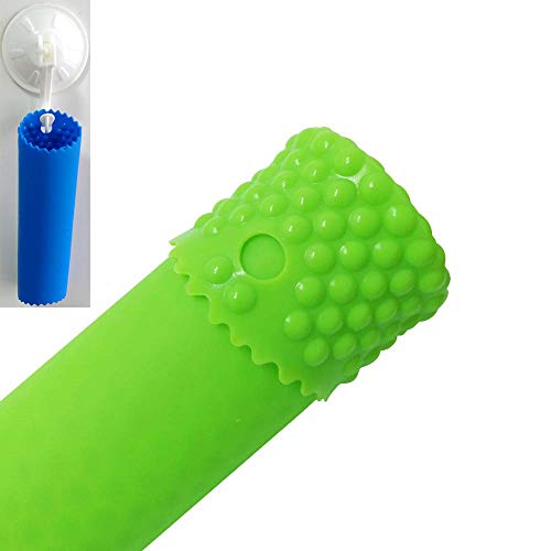 Sinnsally Garlic Peeler Skin Remover Roller Keeper,Easy Quick to Peeled Garlic Cloves with Best Silicone Tube Roller Garlic Peeling Kitchen Tool(3 Colors)