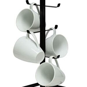 Neat-O Metal Mug Tree Holder Organizer Rack Stand