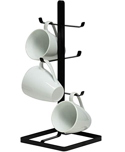 Neat-O Metal Mug Tree Holder Organizer Rack Stand