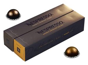 [european version] nespresso vertuoline double espresso (2.7 ounce) variety, chiaro and scuro, 20 capsules