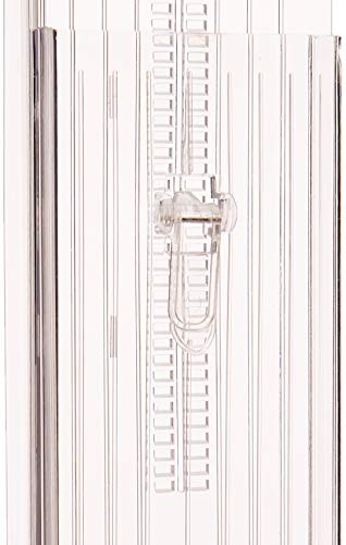 iDesign Plastic Adjustable Deep Drawer Divider, Kitchen, Dresser, Desk, Bathroom and More, The Linus Collection – Set of 4, Expandable 13.25” – 20.75”, Clear