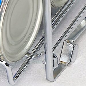 SimpleHouseware Stackable Can Rack Organizer, Chrome