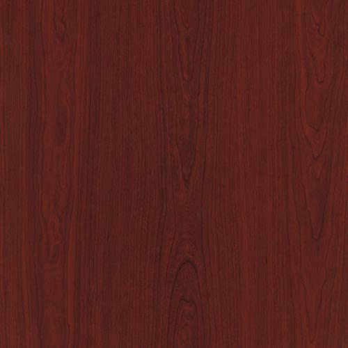 WIFEA 23.6"x 197" Cherry Wood Contact Paper Wood Grain Wallpaper Peel and Stick Self Adhesive Vinyl Film Removable Waterproof for Kitchen Cabinets Countertops Tabletop Walls, Maple Red Wood Textured