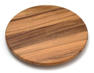 lipper international acacia wood 16″ lazy susan kitchen turntable