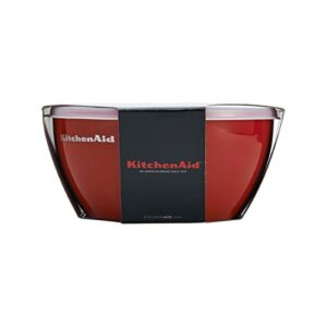 KitchenAid Classic Prep Bowls with Lids, Set of 4, Empire Red