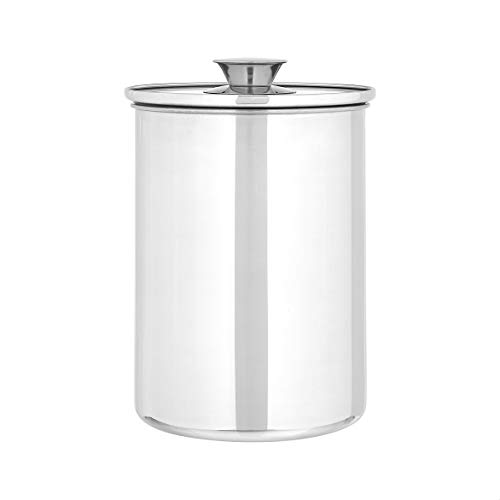 Amazon Basics 3-Piece Stainless Steel Canister Set