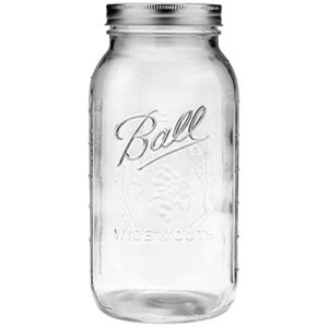 1 ball 64oz wide mouth half gallon mason jar