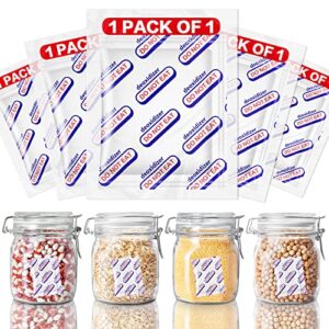 500cc oxygen absorbers for food storage individually wrapped 100 pack ( 1 pack of 1 ) o2 absorbers food grade oxygen absorbers for long term food storage