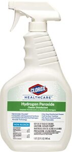 cloroxpro healthcare hydrogen peroxide cleaner disinfectant spray, healthcare cleaning and industrial cleaning, clorox disinfecting spray, 32 ounces – 30828