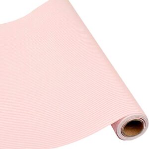 Pink Stripe Contact Paper Self Adhesive Shelf Drawer Liner Peel and Stick Wallpaper for Kitchen Countertops Living Room Bedroom 17.7" x 78.7"