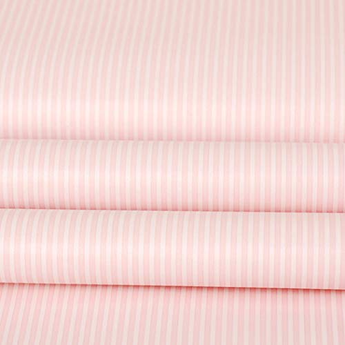 Pink Stripe Contact Paper Self Adhesive Shelf Drawer Liner Peel and Stick Wallpaper for Kitchen Countertops Living Room Bedroom 17.7" x 78.7"