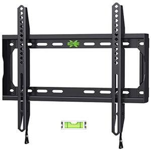 usx mount fixed tv wall mount with low profile for most 26-55 inch led, lcd and flat screen tvs, tv mount bracket with vesa up to 400x400mm and weight capacity 99lbs,and space saving tv bracket