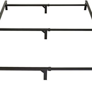 Amazon Basics Metal Bed Frame, 9-Leg Base for Box Spring and Mattress - Queen, 79.5 x 60-Inches, Tool-Free Easy Assembly