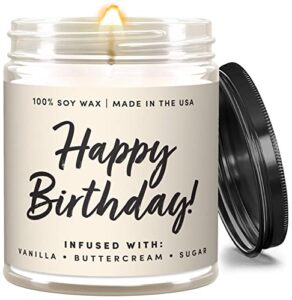 candles gifts for women, happy birthday candles, happy birthday gifts for women birthday unique, birthday gifts for mom, womens birthday gifts, birthday gifts for her, bday gift for women – 9oz